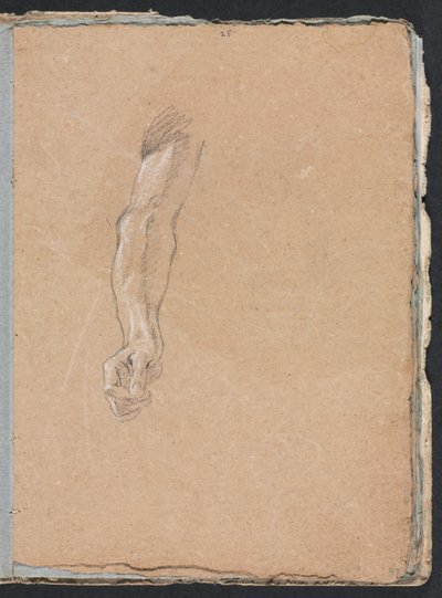 Verona Schetsboek: Rechterarm en hand (pagina 49) door Francesco Lorenzi