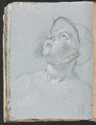 Verona schetsboek: Soldaat pagina 96, 1760 door Francesco Lorenzi