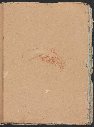 Verona schetsboek: Studie van handen (pagina 23) door Francesco Lorenzi