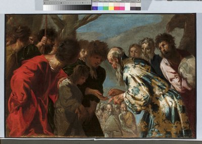 Jozef verkocht door zijn broers, c.1657-58 door Francesco Maffei