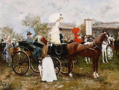 Bij de Races door Francesco Miralles Galaup
