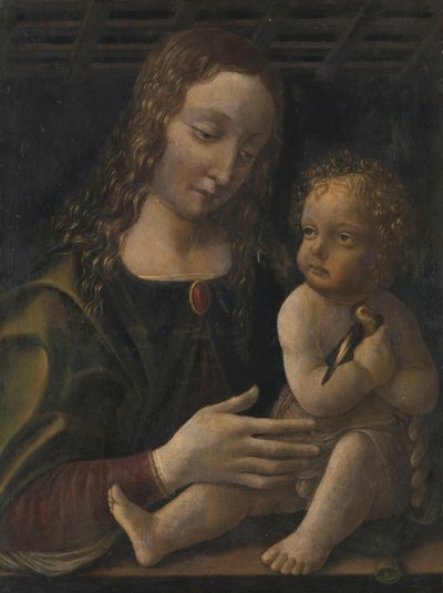 Maagd en kind door Francesco Napoletano