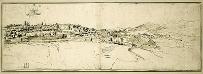 Uitzicht op Rome door Francesco Panini