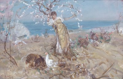 In de vreugde van de zon door Francesco Paolo Michetti