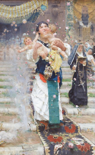 Mama door Francesco Paolo Michetti