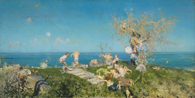 Lente en liefde door Francesco Paolo Michetti