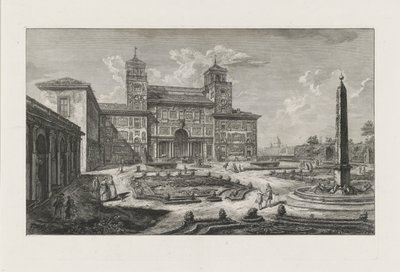 De Villa Medici door Francesco Piranesi