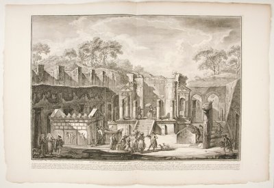 Veduta del Tempio d door Francesco Piranesi