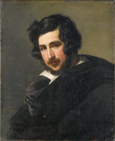 Portret van Ottavio Gigli door Francesco Podesti