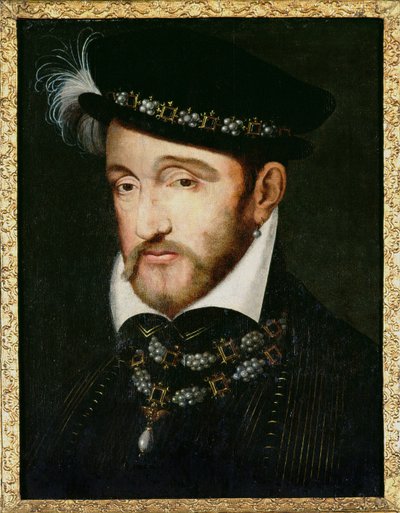 Portret van Henri II (1519-59) door Francesco Primaticcio