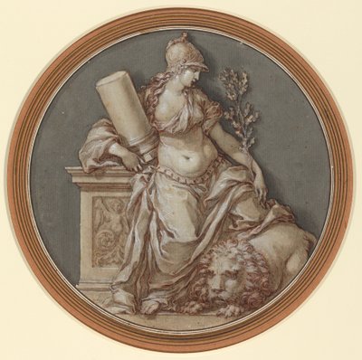 Allegorie van Moed door Francesco Rosaspina