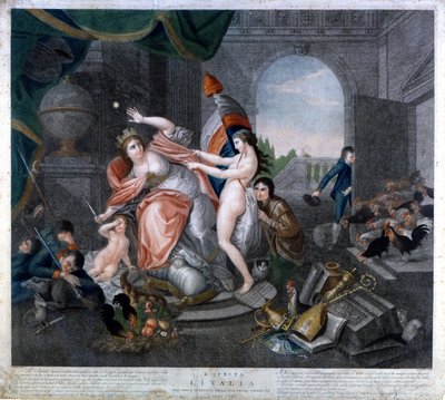 De Franse Republiek die Italië berooft (BONNET PHRYGEN) of 