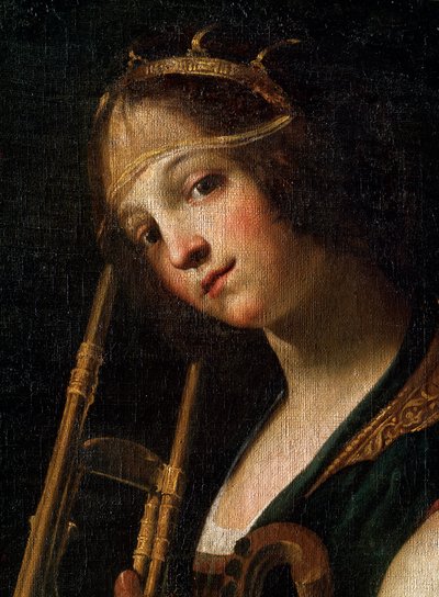 Concert (detail), eind 16e of begin 17e eeuw door Francesco Rustici