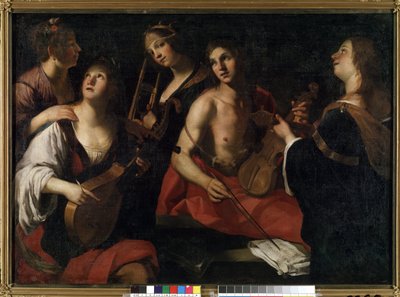 Het concert door Francesco Rustici