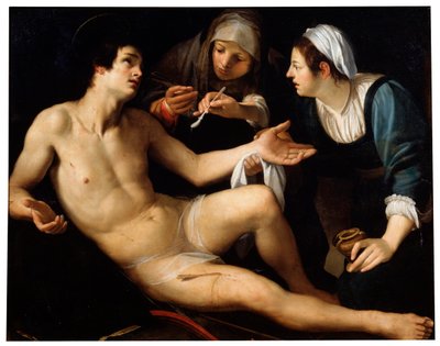 Sint Sebastiaan, laat 16e of vroeg 17e eeuw door Francesco Rustici