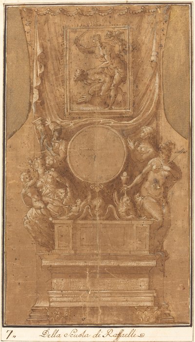 Ontwerp voor een Altaar door Francesco Salviati