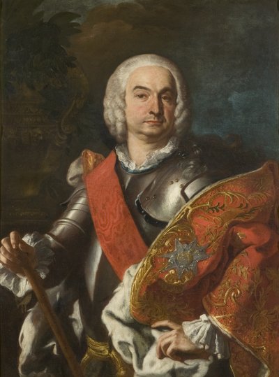 Een ridder van de Orde van Sint Januarius, ca. 1740 door Francesco Solimena