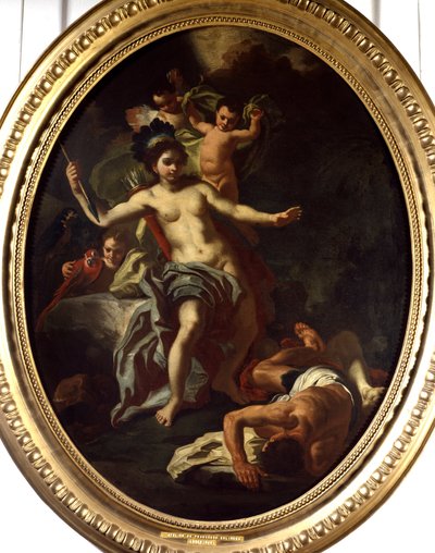 Allegorie van Amerika door Francesco Solimena