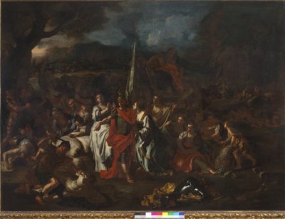 David, Overwinnaar van de Amalekieten door Francesco Solimena