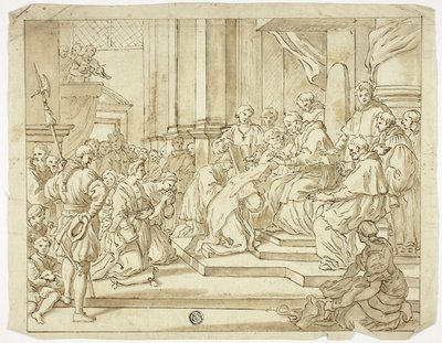 Paus zegent non door Francesco Solimena