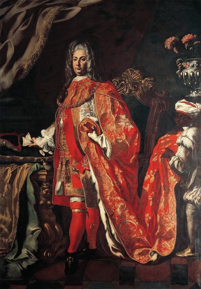 Portret van Marzio Carafa, hertog van Maddaloni, door Francesco Solimena (1647-1747) door Francesco Solimena