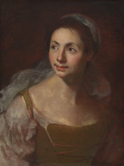 Portret van een meisje door Francesco Solimena