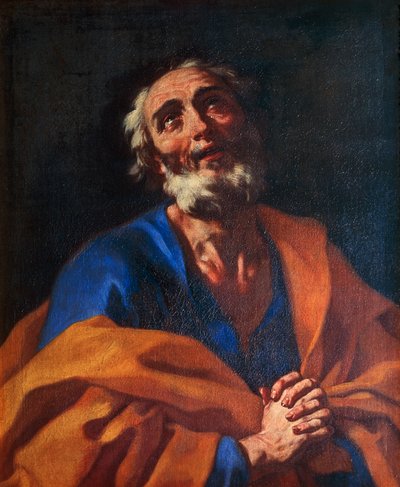 St. Petrus, door Francesco Solimena (1657-1747) door Francesco Solimena