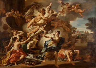 De ontvoering van Orithyia door Francesco Solimena