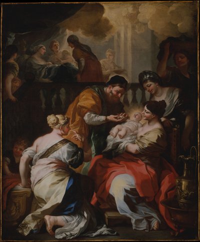 De geboorte van de Maagd door Francesco Solimena