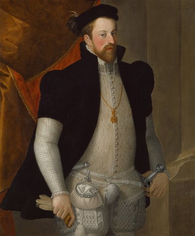 Portret van Ferdinand II (1529-1595), aartshertog van Oostenrijk door Francesco Terzio