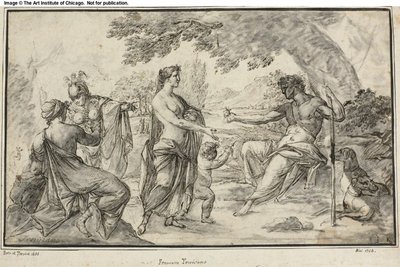 Oordeel van Parijs door Francesco Trevisani