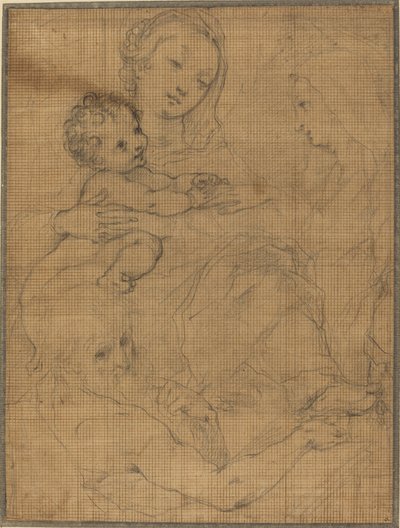 Mystieke huwelijk van Sint-Catharina met Sint-Jerome door Francesco Vanni