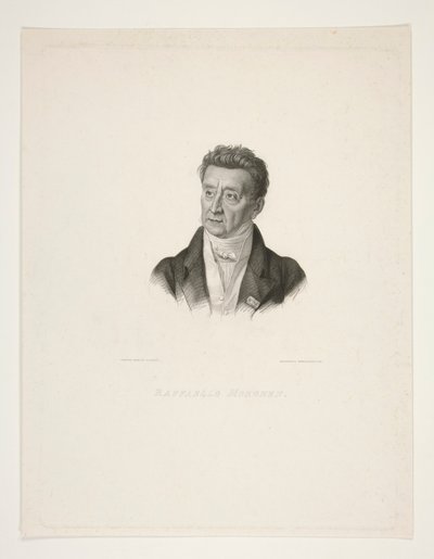 Portret van Raphael Morghen door Francesco Vendramini