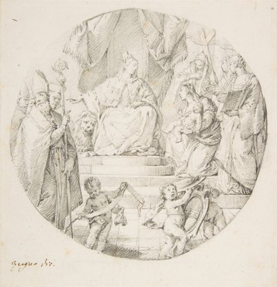 Adel Presenteert een Baby aan Venetië door Francesco Zugno