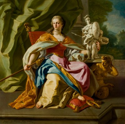 Allegorie van de adel van de Orde van Malta, 1747 door Francesco de Mura