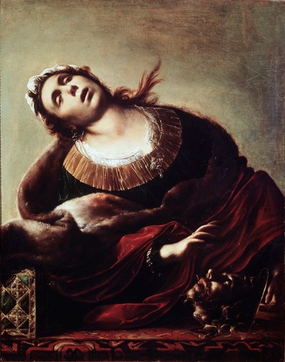Herodiade met het hoofd van Johannes de Doper door Francesco del Cairo
