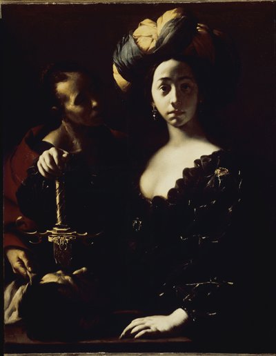 Judith en het hoofd van Holofernes door Francesco del Cairo