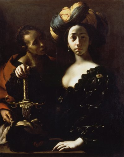 Judith met het hoofd van Holofernes door Francesco del Cairo