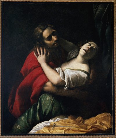 De verkrachting van Lucretia door Francesco del Cairo