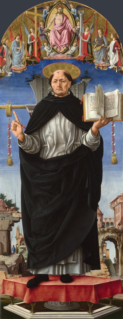 Sint Vincent Ferrer, c. 1473-1475 door Francesco del Cossa