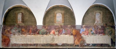 Laatste avondmaal door Francesco di Cristofano Franciabigio