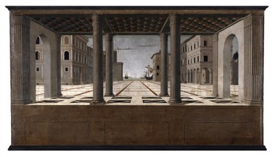 Duits: Idealstadt Architecturale Veduta door Francesco di Giorgio