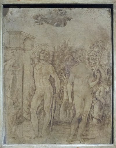 Adam en Eva, c.1470 door Francesco di Giorgio Martini