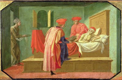 SS. Cosmas en Damian Genezen de Zieken door Francesco di Stefano Pesellino