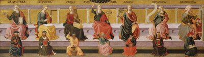 De zeven vrije kunsten, ca. 1450 door Francesco di Stefano Pesellino