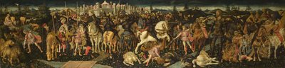 Het verhaal van David en Goliath door Francesco di Stefano Pesellino
