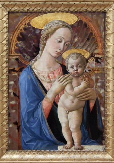 De Maagd en het Kind door Francesco di Stefano Pesellino