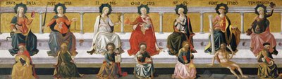 De zeven deugden door Francesco di Stefano Pesellino