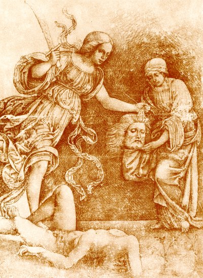 Judith en Holofernes door Francesco school of Francia