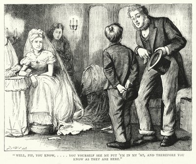 Illustratie voor Great Expectations door Charles Dickens door Francis Arthur Fraser